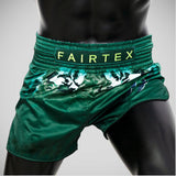 Fairtex BS1913 TONNA MUAY THAI PANZĂRI PANTERS GREEN