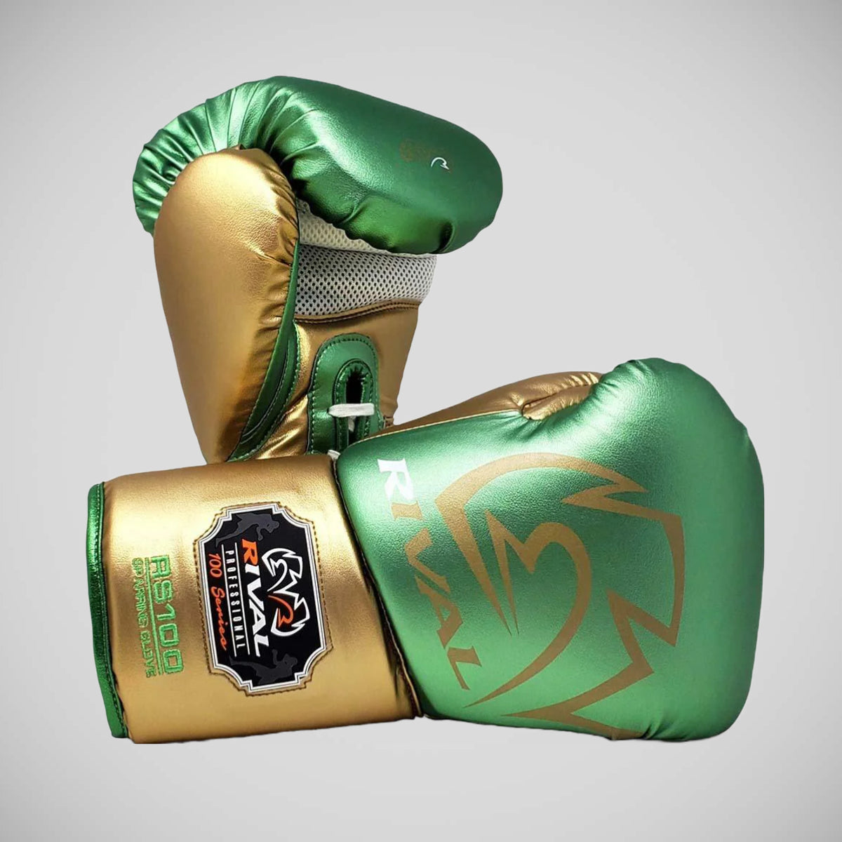 Rakip Rs100 profesyonel tartışma eldivenleri yeşil/altın