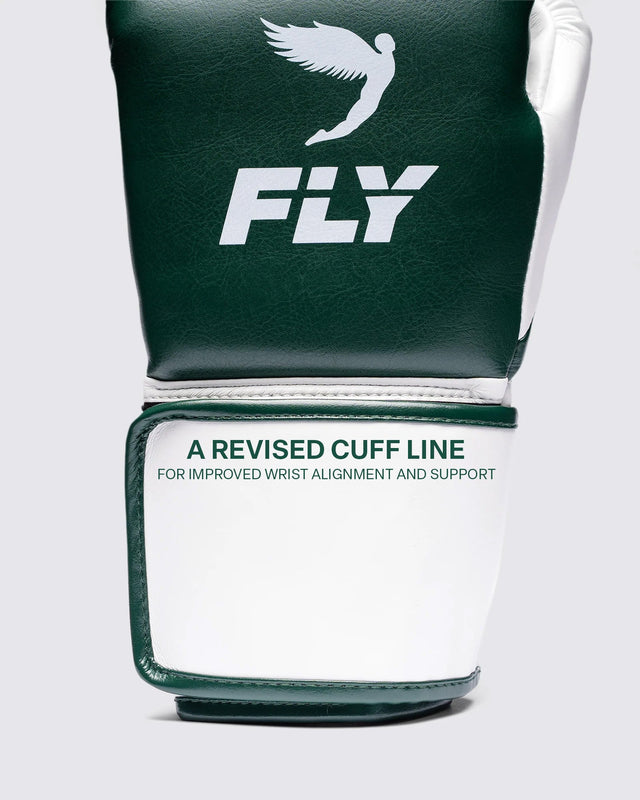 Fly Superloop Pro X 2 Boxing Gloves Petrol Green/White