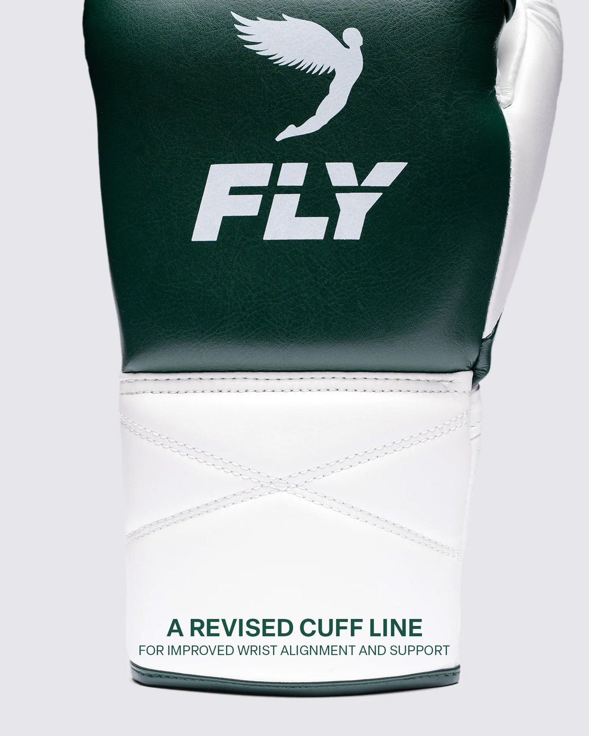 Fly Superlace Pro X 2 Boxing Gloves Petrol Green/White