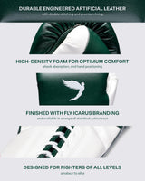 Fly Superlace Pro X 2 Boxing Gloves Petrol Green/White