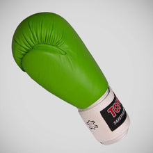 Green/White Top Ten Fight Boxing Gloves