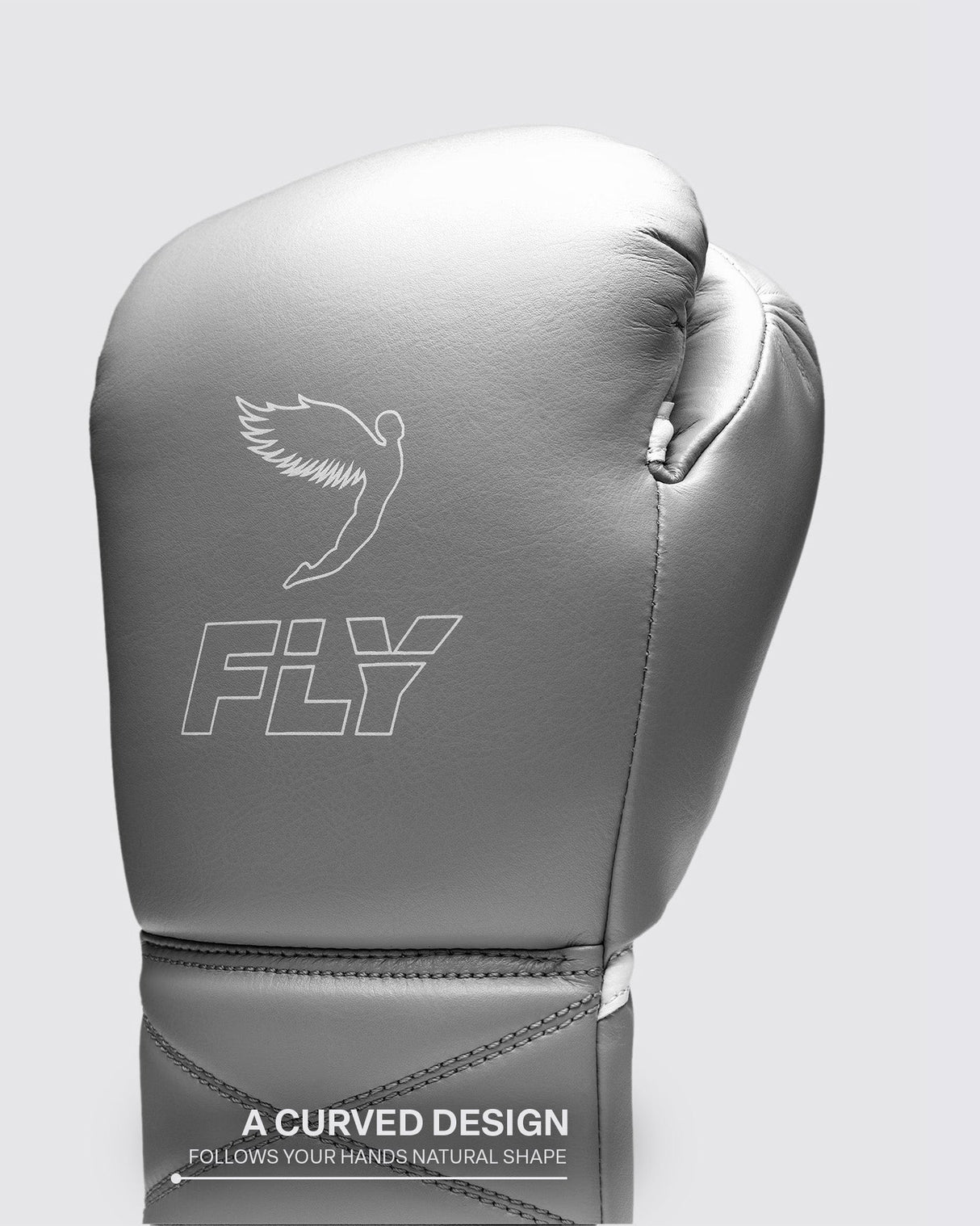 Fly Superlace Pro X 2 Boxing Gloves Grey