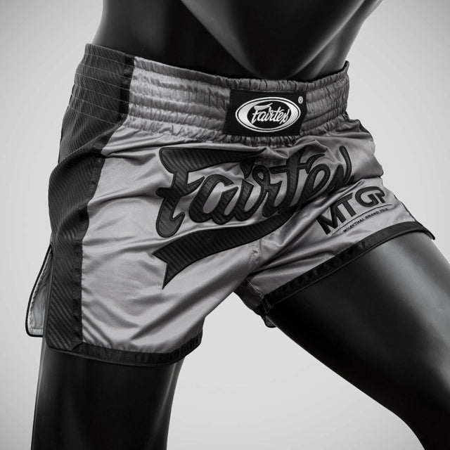 Fairtex X MTGP Muay Thai Shorts Grey/Black