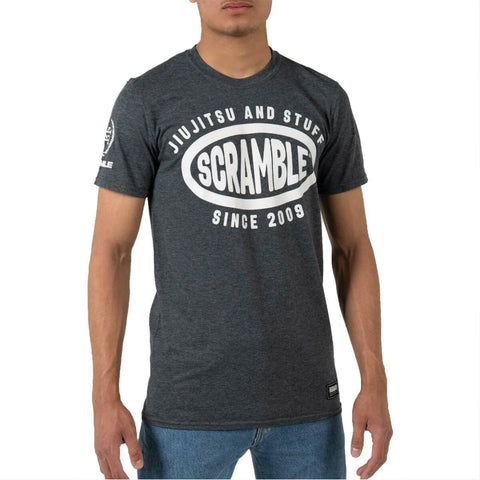 Grey Scramble Jiu Jitsu and Stuff Surf T-Shirt