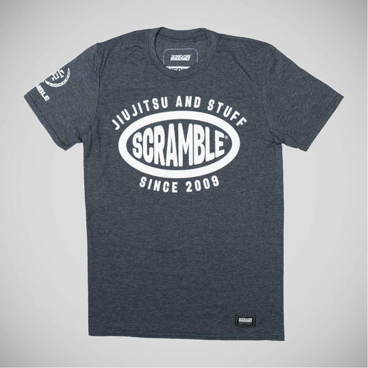 Grey Scramble Jiu Jitsu and Stuff Surf T-Shirt