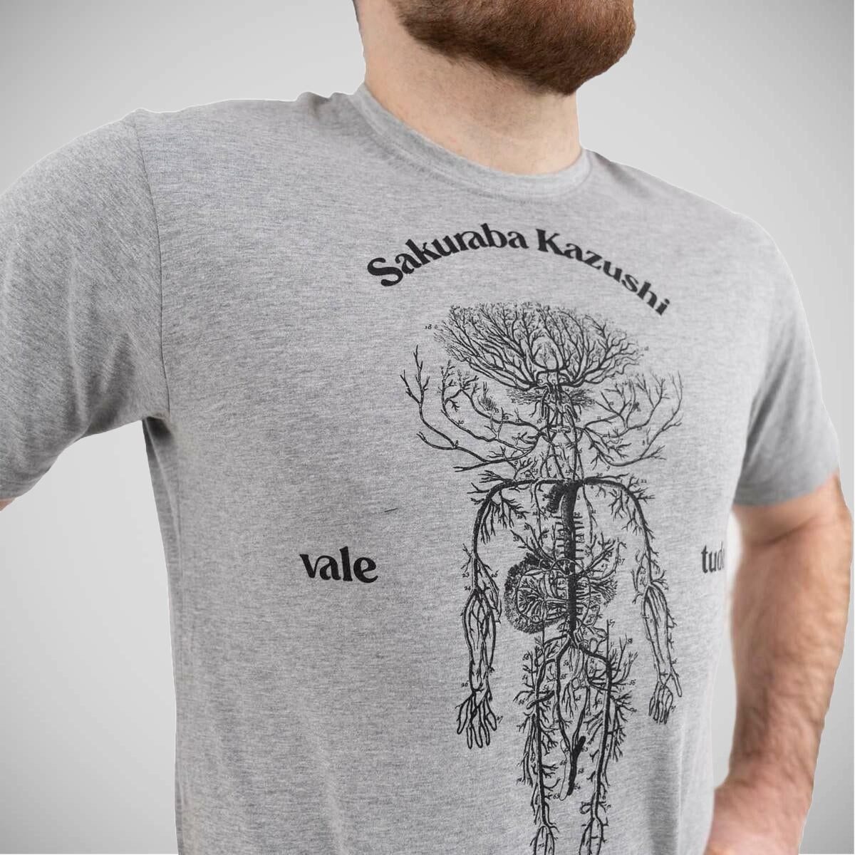 Rusning saku vale tudo t-shirt grå