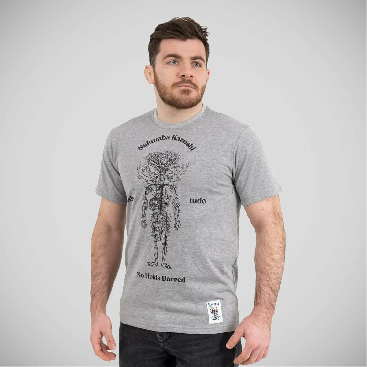 Rusning saku vale tudo t-shirt grå