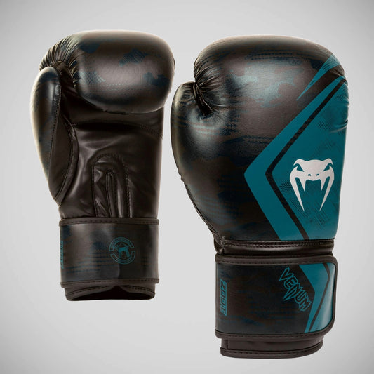 Grey/Turquoise Venum Contender 2.0 Boxing Gloves
