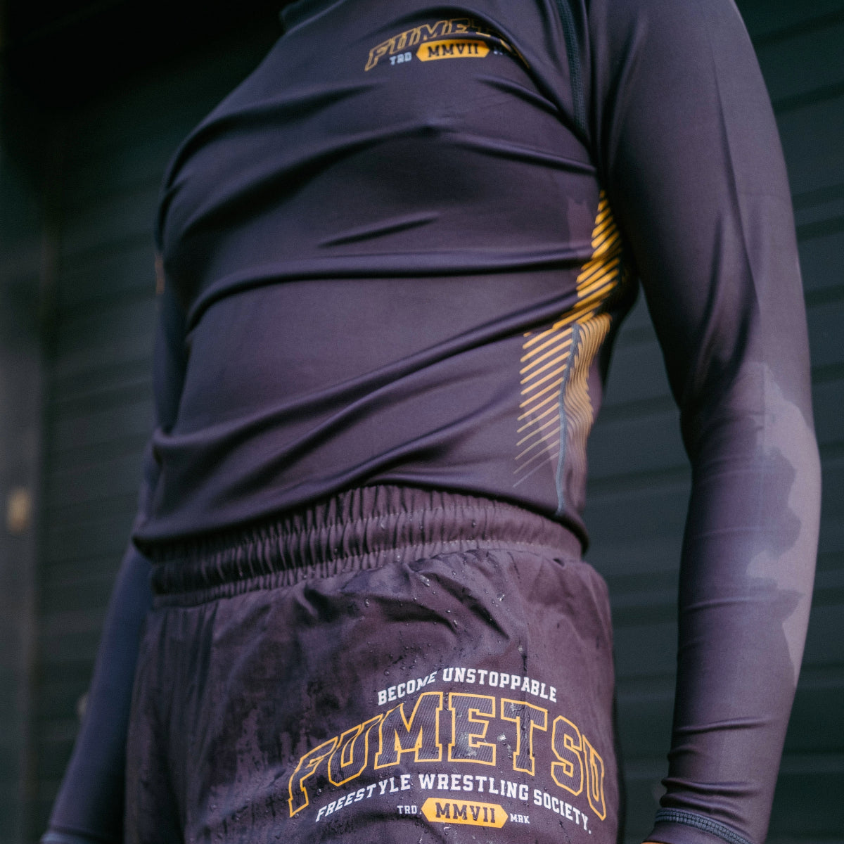 Fumetsu Varsity Long Sleeve Fresh Guard Grau Grau