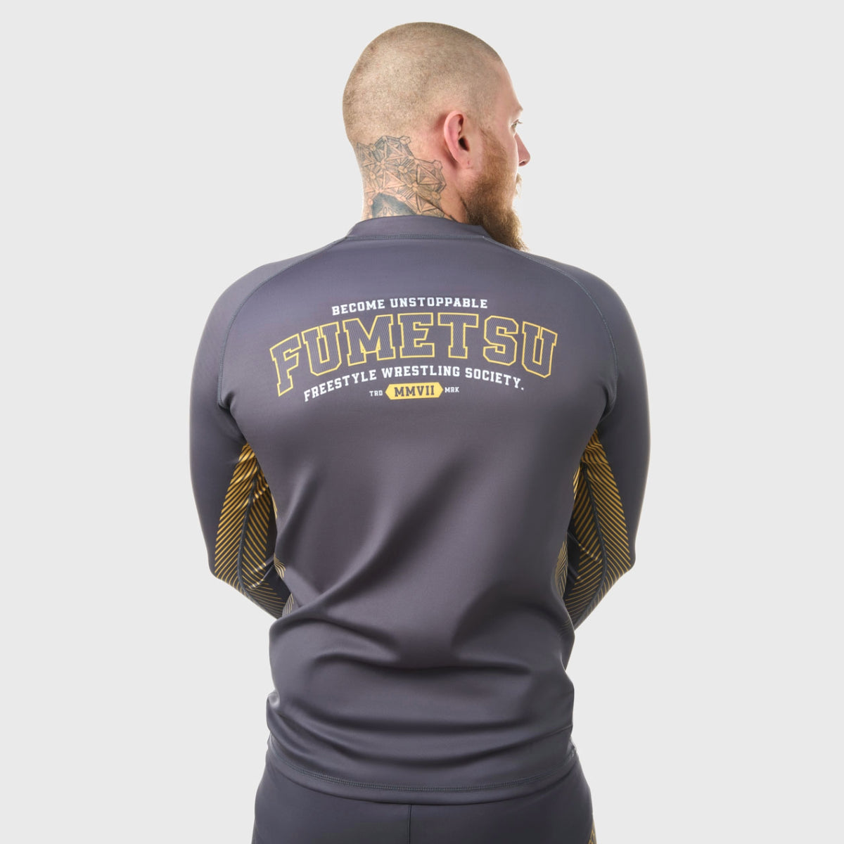 Fumetsu Varsity Long Sleeve Fresh Guard Grau Grau