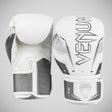 Grey/White Venum Elite Evo Boxing Gloves   