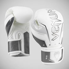 Grey/White Venum Elite Evo Boxing Gloves