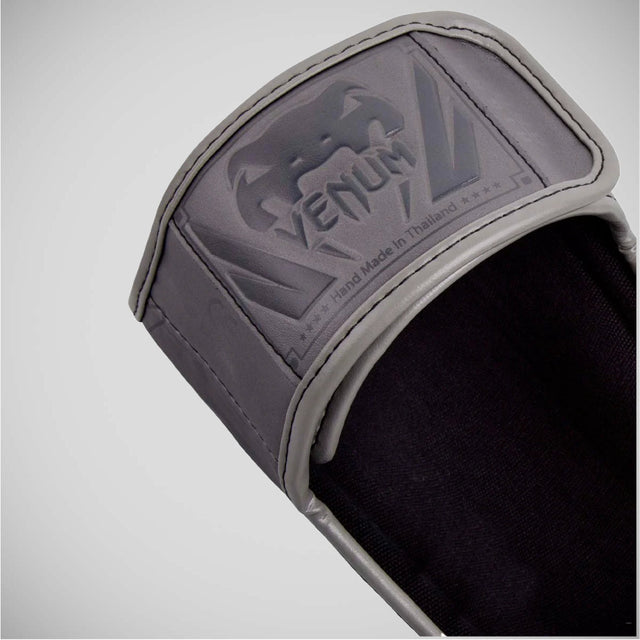 Venum Elite Shin Guards Grey/Grey