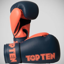 Grey/Orange Top Ten XLP Boxing Gloves
