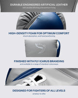 Fly Superlace Pro X 2 Boxing Gloves Grey/Space Blue