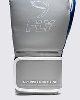Fly Superloop Pro X 2 Boxing Gloves Grey/Space Blue