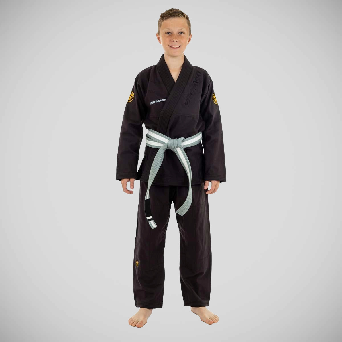 Gunmetal Tatami The Original V2 Kids BJJ Gi   