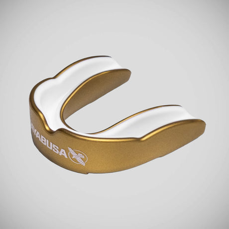 Hayabusa Combat Mouth Guard Gold/White