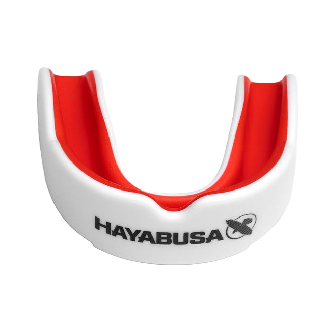 Hayabusa Combat Mouth Guard White/Red