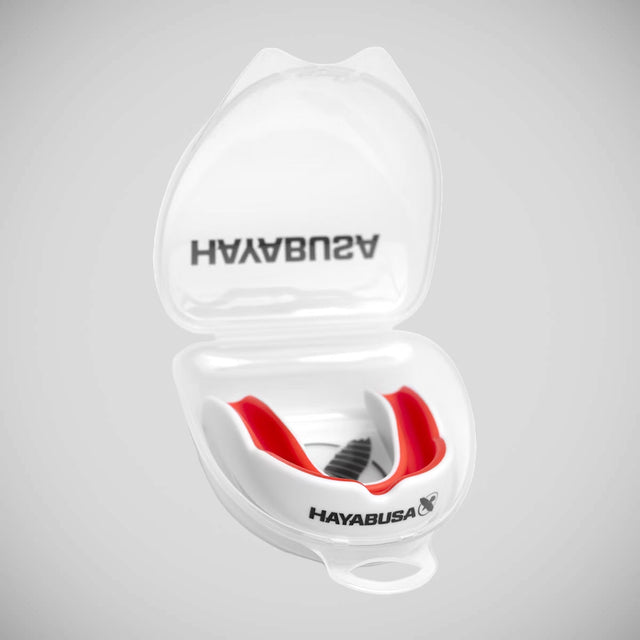 Hayabusa Combat Mouth Guard White/Red