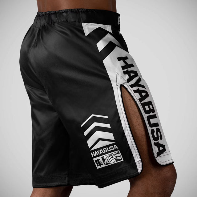 Hayabusa Icon MMA Shorts Black/White