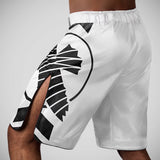 Hayabusa -Ikone MMA Shorts Weiß/Schwarz