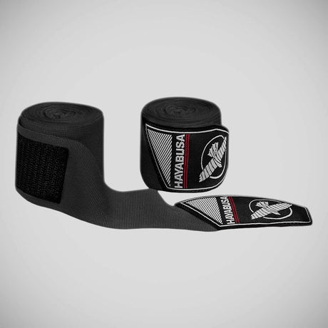 Hayabusa Perfect Stretch Hands wickelt schwarz.