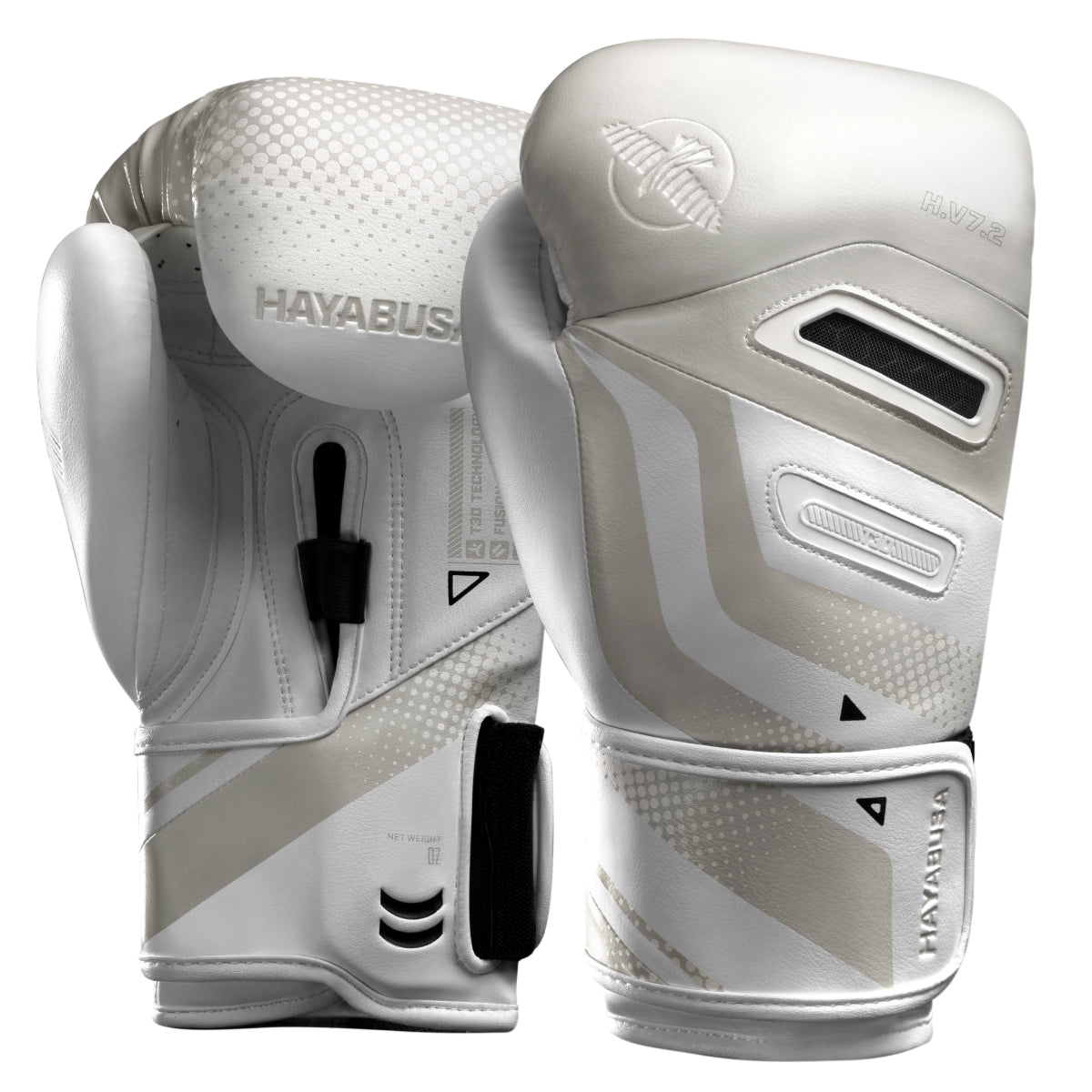 Hayabusa T3D Boxing Gloves Ivory White