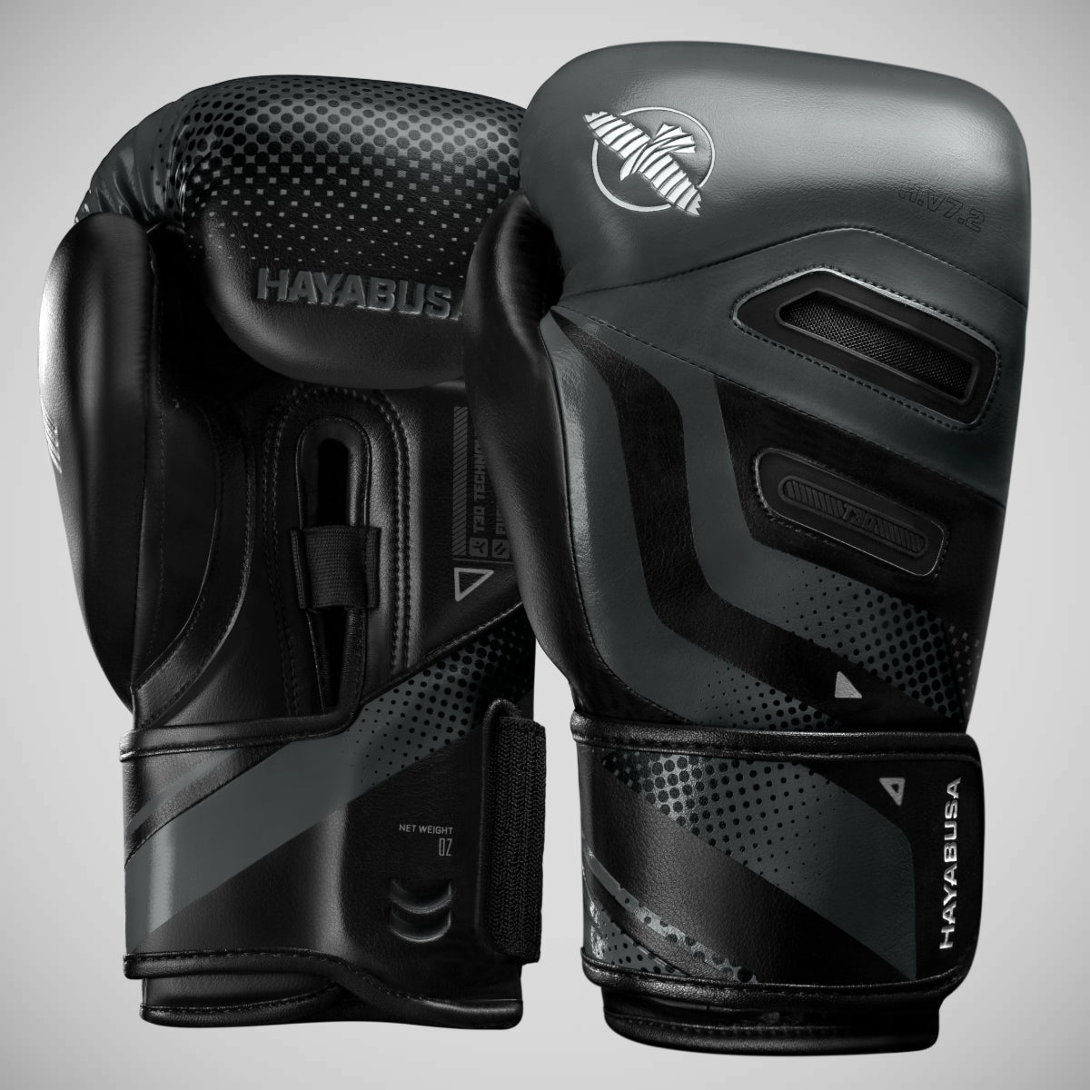 Hayabusa T3d Boxhandschuhe Phantom grau