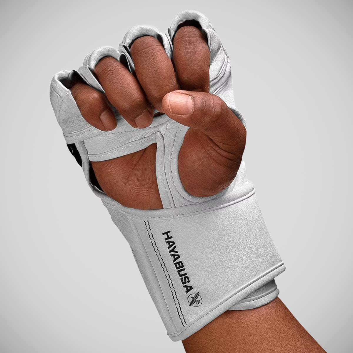 Hayabusa t3 mma 4oz перчатки белые/черные
