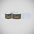 White Pro-Box Senior AIBA Spec Stretch Hand Wraps   