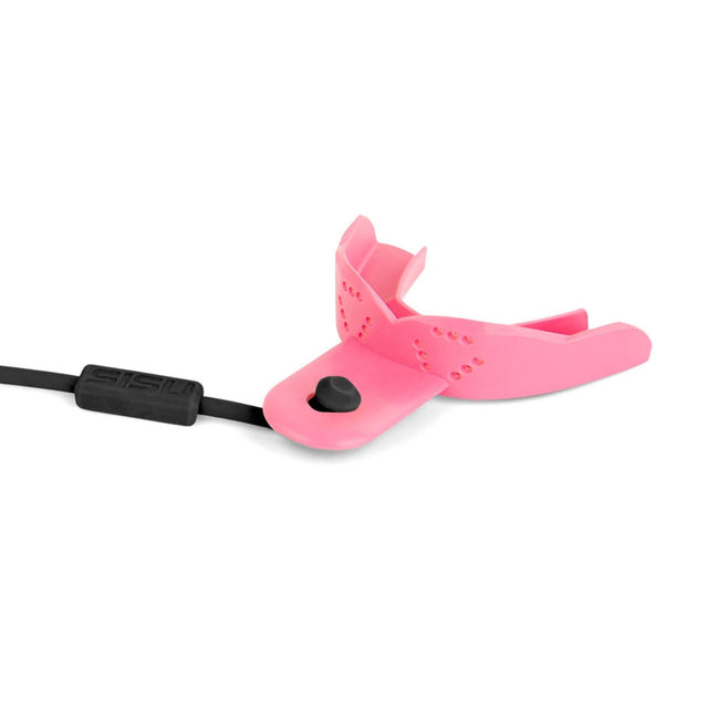 SISU 3D Adult Tether Mouth Guard Hot Pink