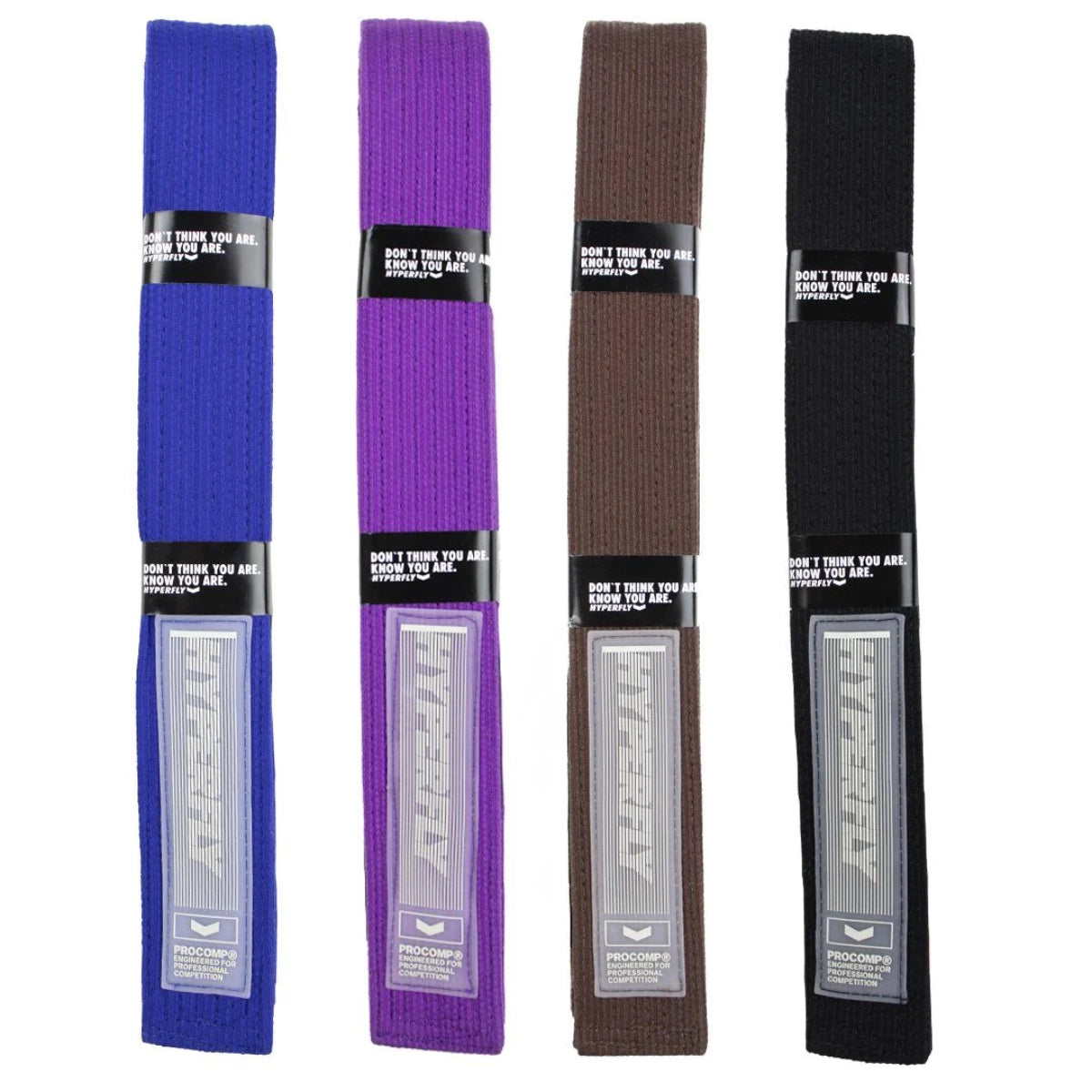 Hyperfly Comp bjj riem zwart