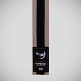 Fumetsu icoon kinderen jiu jitsu riem grijs/zwart