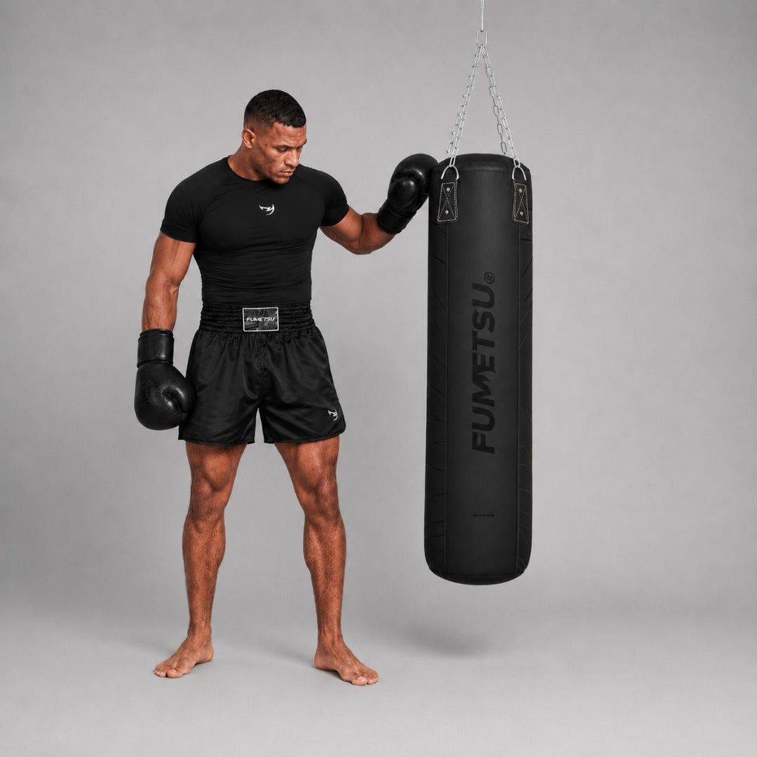 Fumetsu Icon 4ft Punch Bag Black/Black