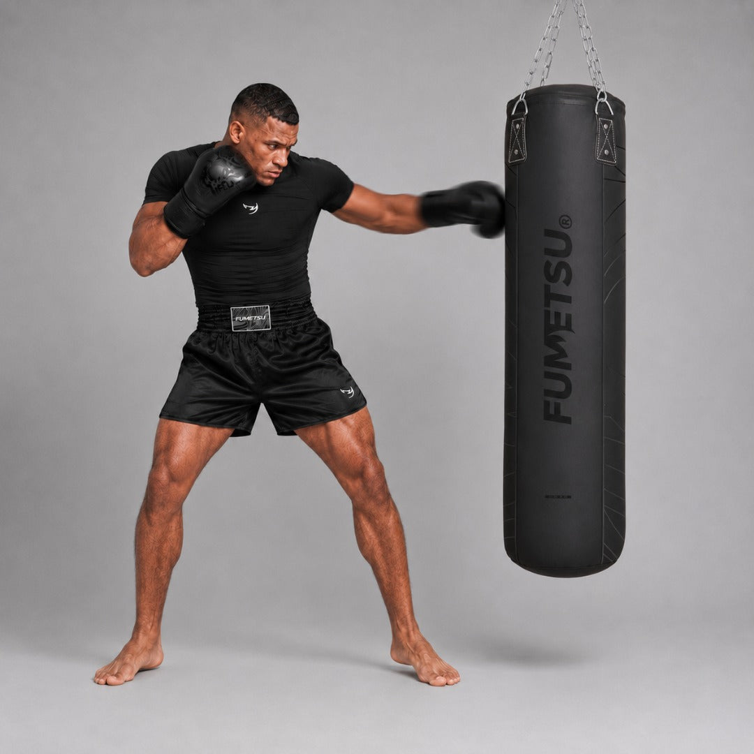 Fumetsu Icon 4ft Punch Bag Black/Black