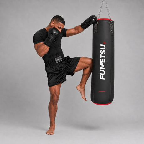 Fumetsu Icon 4ft Punch Bag Black/Red/White Lifestyle 1