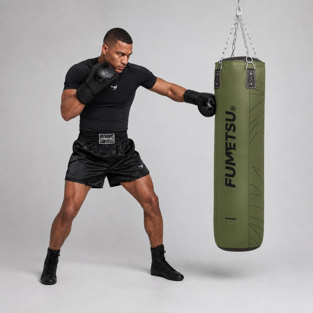 Fumetsu Icon 4ft Punch Bag Khaki Lifestyle 2