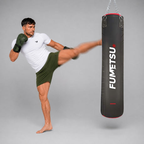 Fumetsu Icon 5ft Punch Bag Black/Red/White Lifestyle 1
