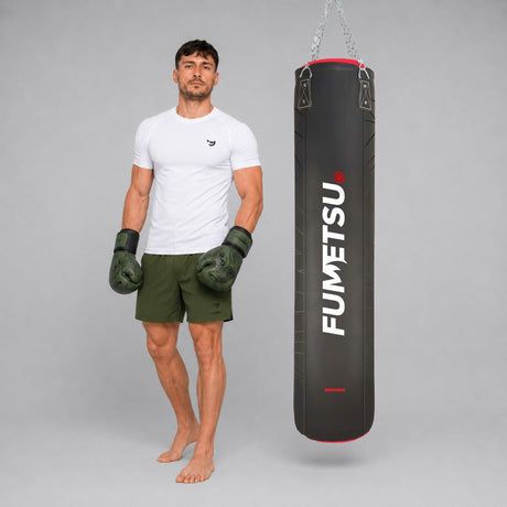 Fumetsu Icon 5ft Punch Bag Black/Red/White Lifestyle 2