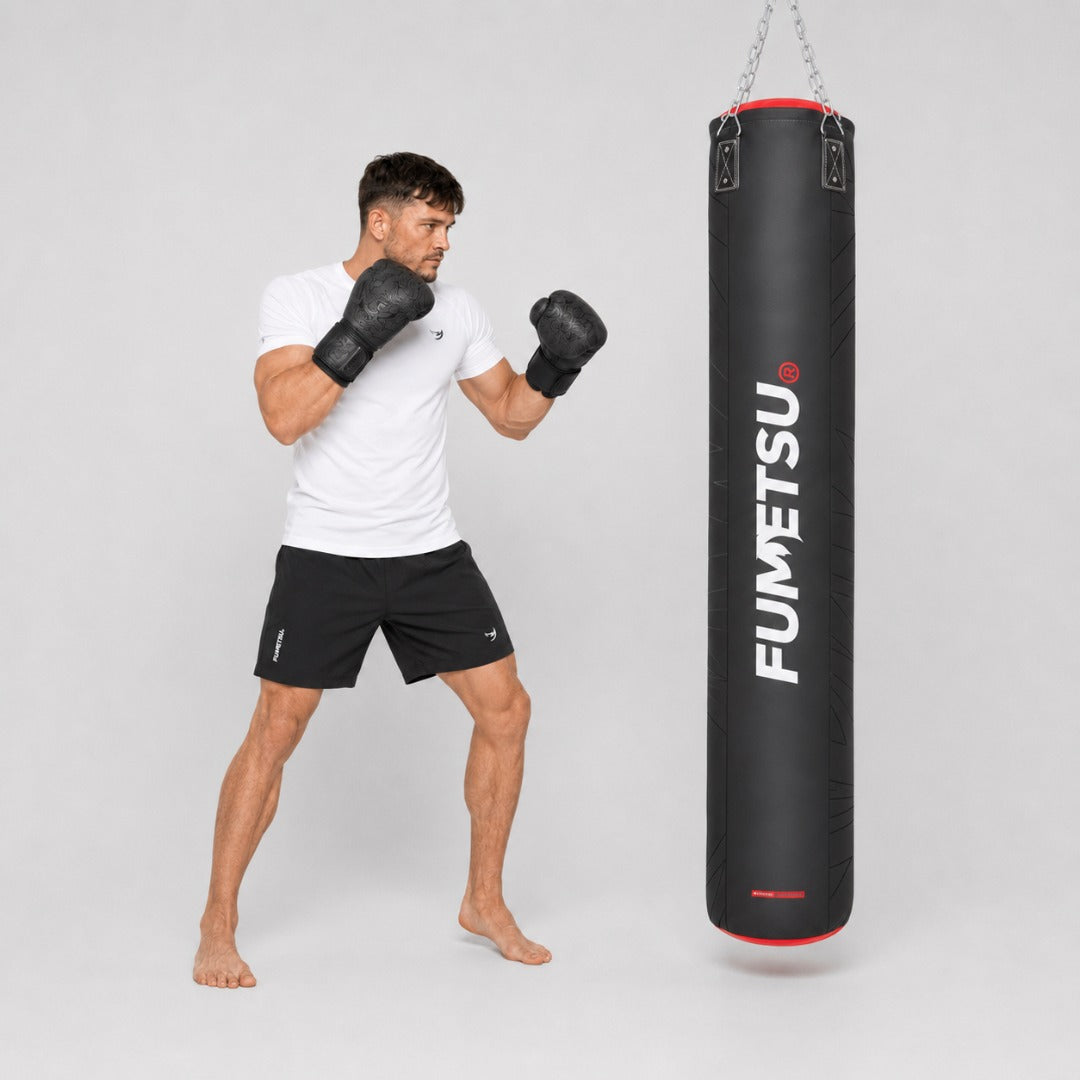 Fumetsu Icon 6ft Punch Bag Black/Red/White Lifestyle 4