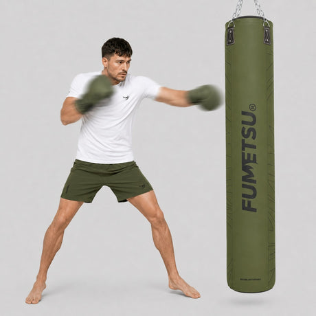 Icon 6ft Punch Bag Khaki Lifestyle 2