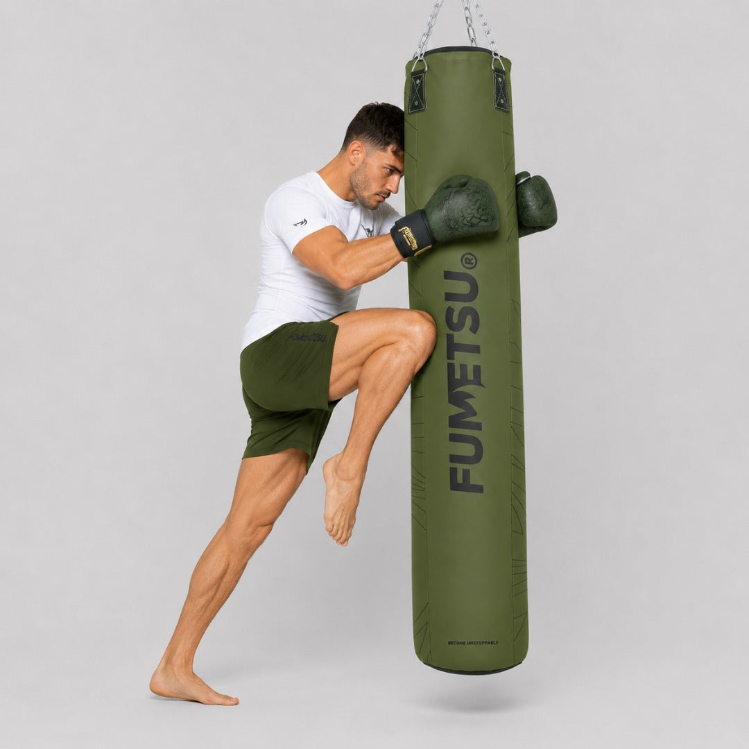 Icon 6ft Punch Bag Khaki Lifestyle 5