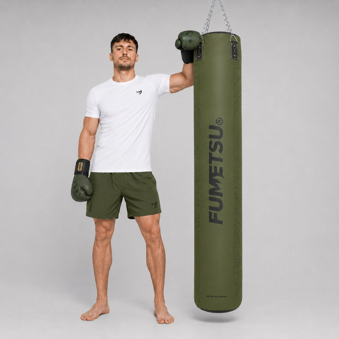 Icon 6ft Punch Bag Khaki Lifestyle 6