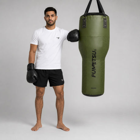 Fumetsu Icon Angle Punch Bag Khaki Lifestyle 1