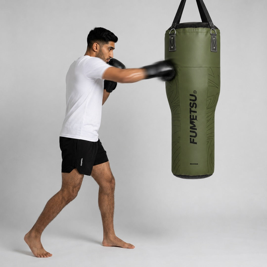 Fumetsu Icon Angle Punch Bag Khaki Lifestyle 4