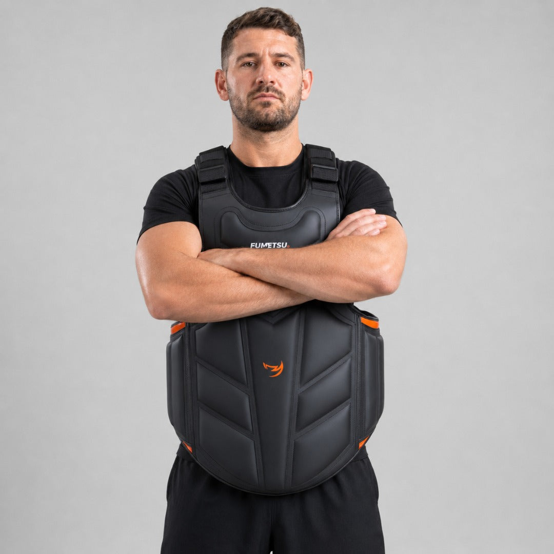 Fumetsu Icon Coaching Body Protector Black/Orange
