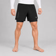 Icon Dual Layer Training Shorts Black Lifestyle 2