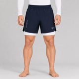 Icon Dual Layer Training Shorts Navy/White Lifestyle 6